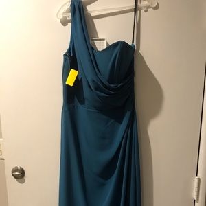 Blue long formal dress